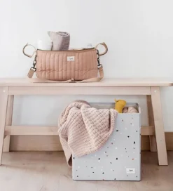 Bokse Og Kasser*3 Sprouts Opbevaringskasse - 33x33x33 cm - Terrazzo/Lysegrå