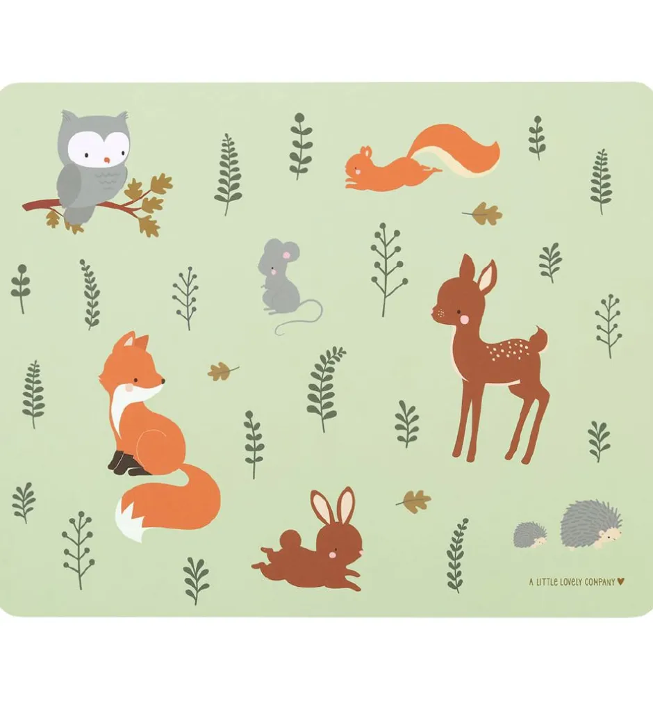 Dækkeservietter*A Little Lovely Company Dækkeserviet - Forest Friends