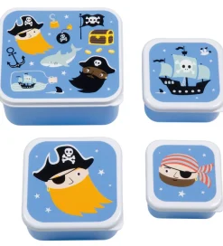 Madkasser*A Little Lovely Company Madkassesæt - 4 stk - Pirates