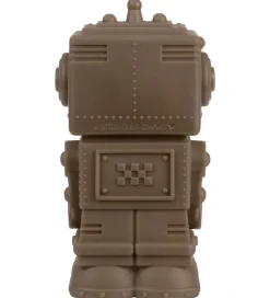 A Little Lovely Company Sparegris - 16 cm - Robot - Ash Brown