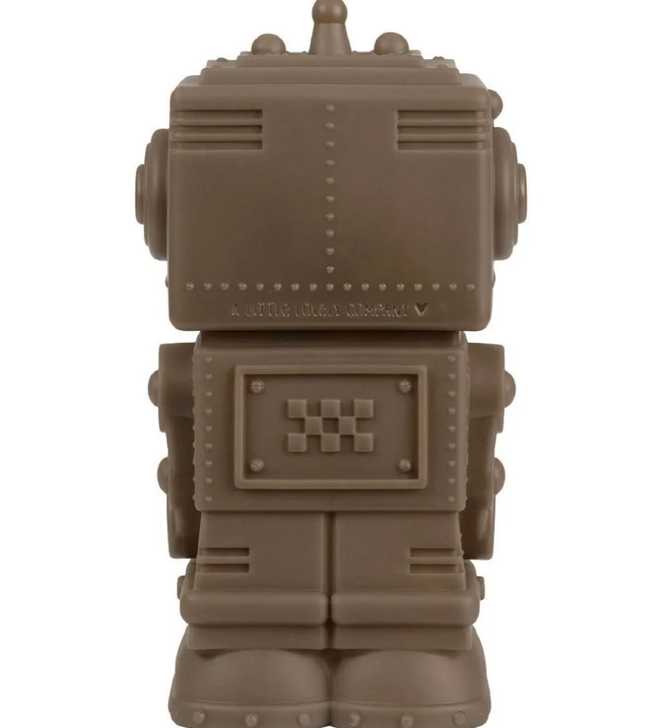 A Little Lovely Company Sparegris - 16 cm - Robot - Ash Brown