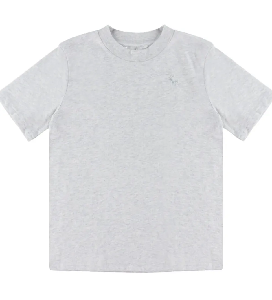 Børn Abercrombie & Fitch T-shirts - 3-pak - Navy Blazer/Hvid/Gråmeler
