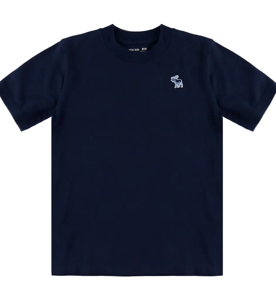 Børn Abercrombie & Fitch T-shirts - 3-pak - Navy Blazer/Hvid/Gråmeler