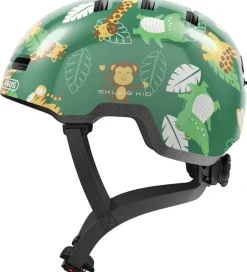 Børnesikkerhed|Cykelhjelme*Abus Cykelhjelm - Skurb Kid - Green Jungle