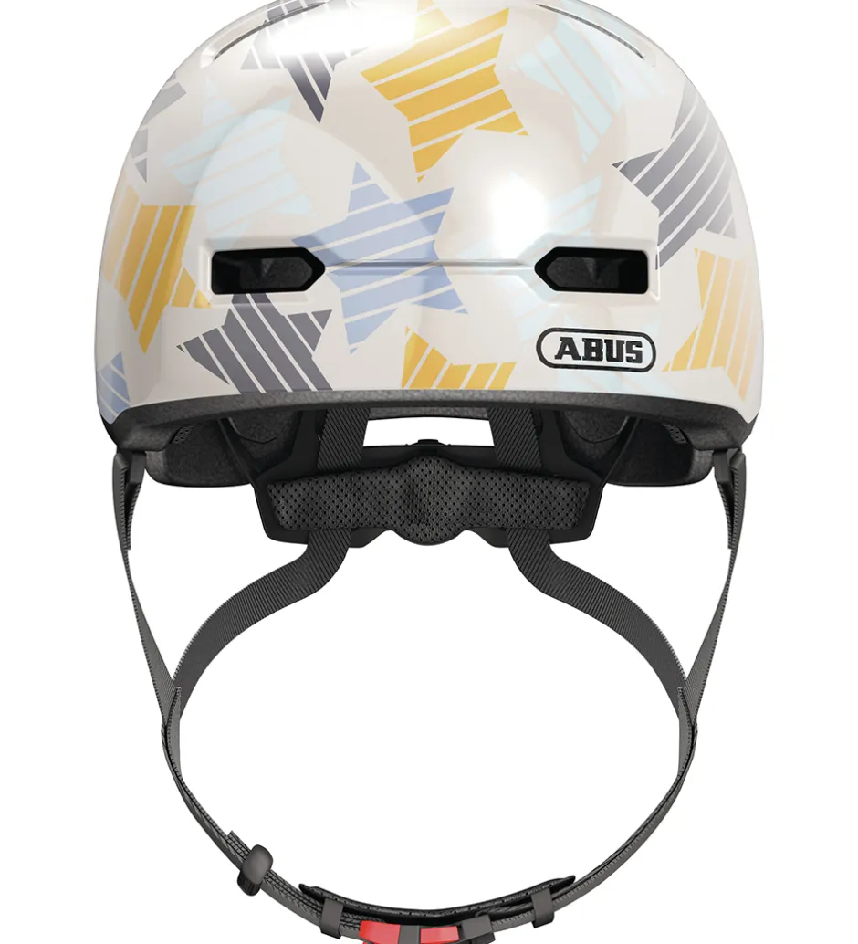 Børn Abus Cykelhjelm - Skurb Kid - Grey Stars