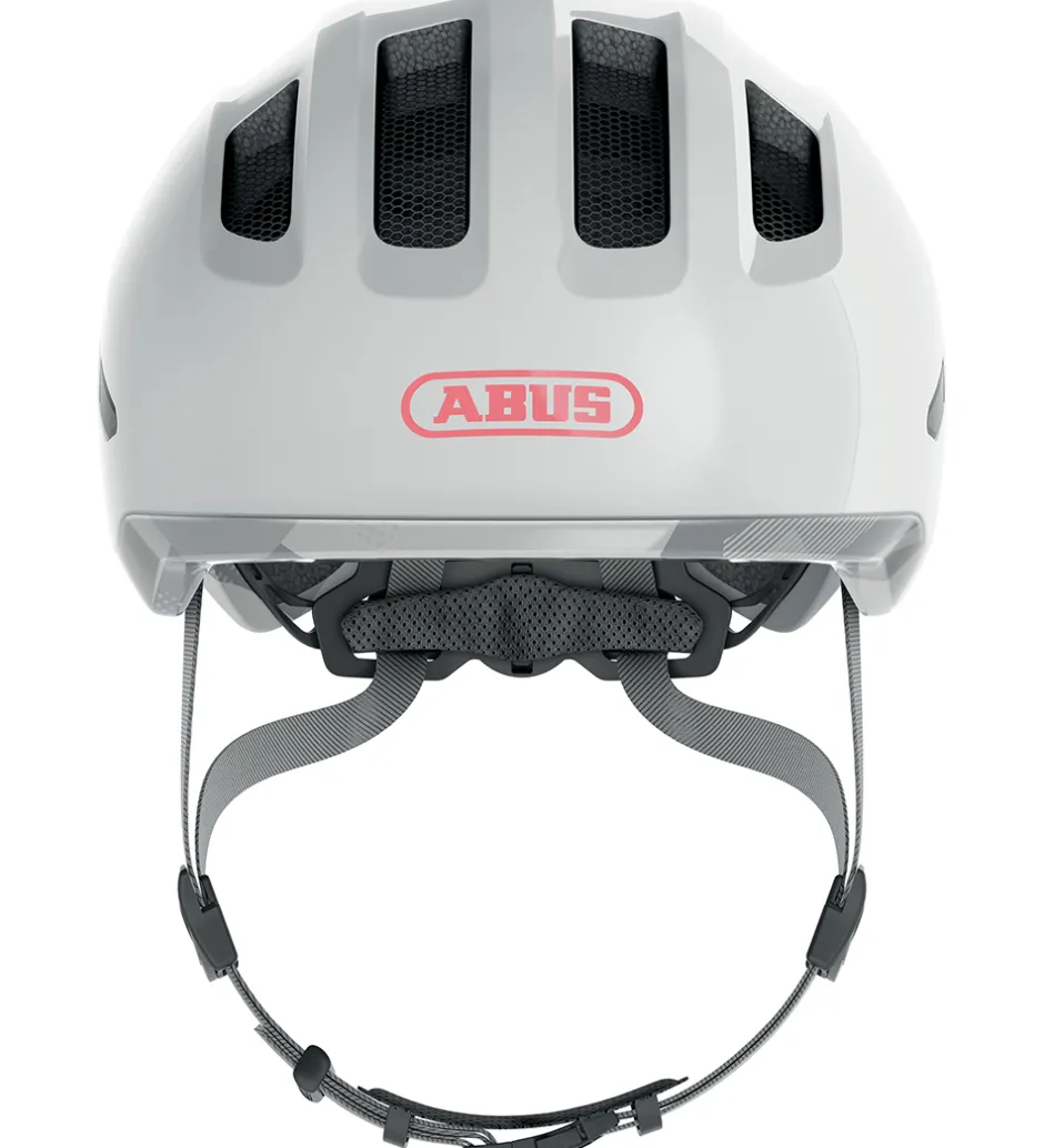 Børn Abus Cykelhjelm - Smiley 3.0 Ace Led - Shiny White