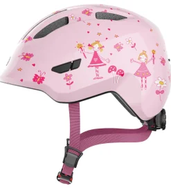 Børnesikkerhed|Cykelhjelme*Abus Cykelhjelm - Smiley 3.0 - Rose Princess