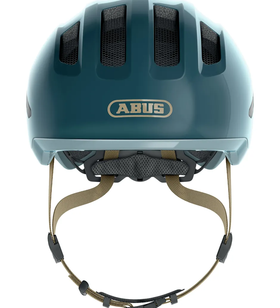 Børnesikkerhed|Cykelhjelme*Abus Cykelhjelm - Smiley 3.0 Ace Led - Royal Blue