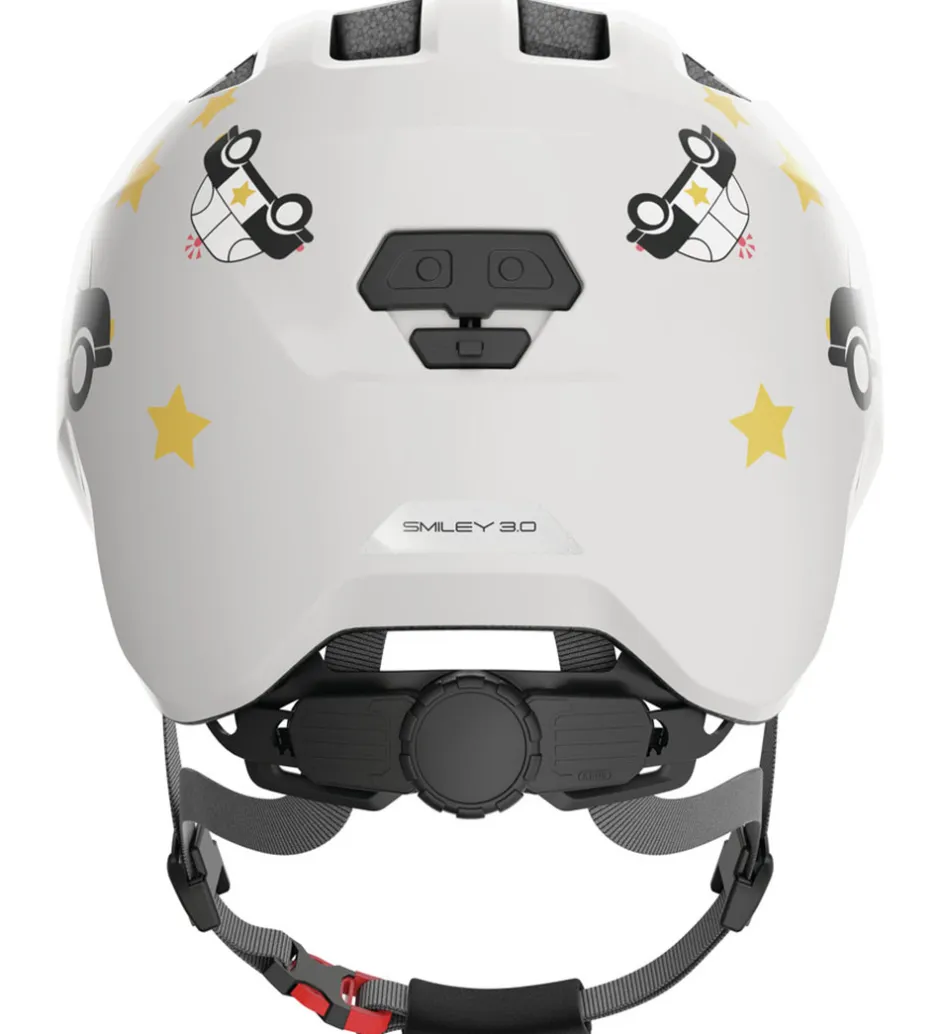 Børn Abus Cykelhjelm - Smiley 3.0 - Grey Police