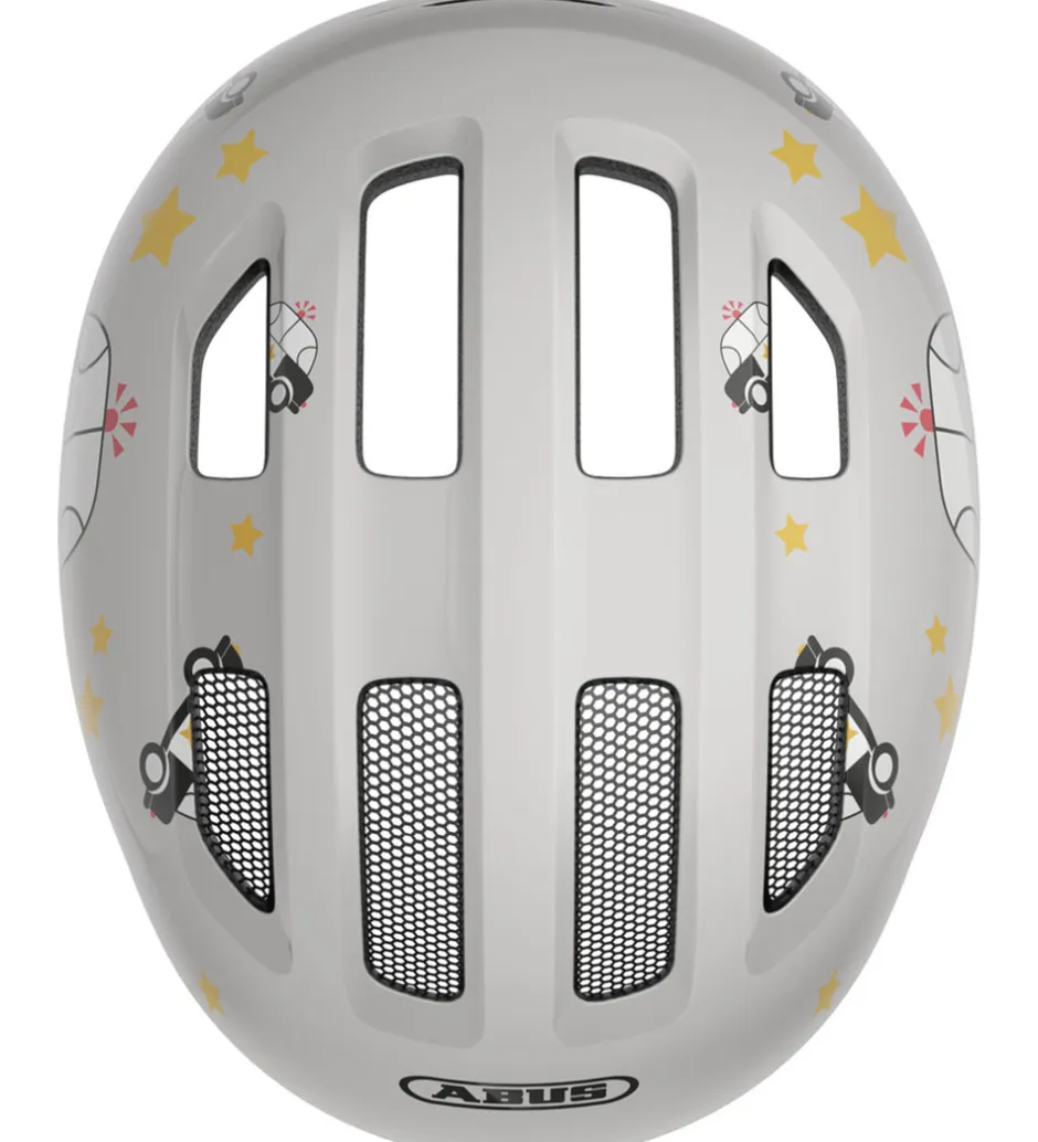 Børn Abus Cykelhjelm - Smiley 3.0 - Grey Police