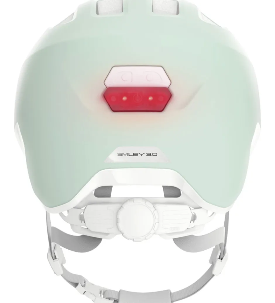 Børn Abus Cykelhjelm - Smiley 3.0 Ace Led - Pure Mint