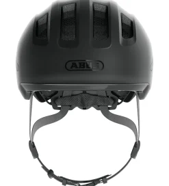Børnesikkerhed|Cykelhjelme*Abus Cykelhjelm - Smiley 3.0 Ace Led - Velvet Black
