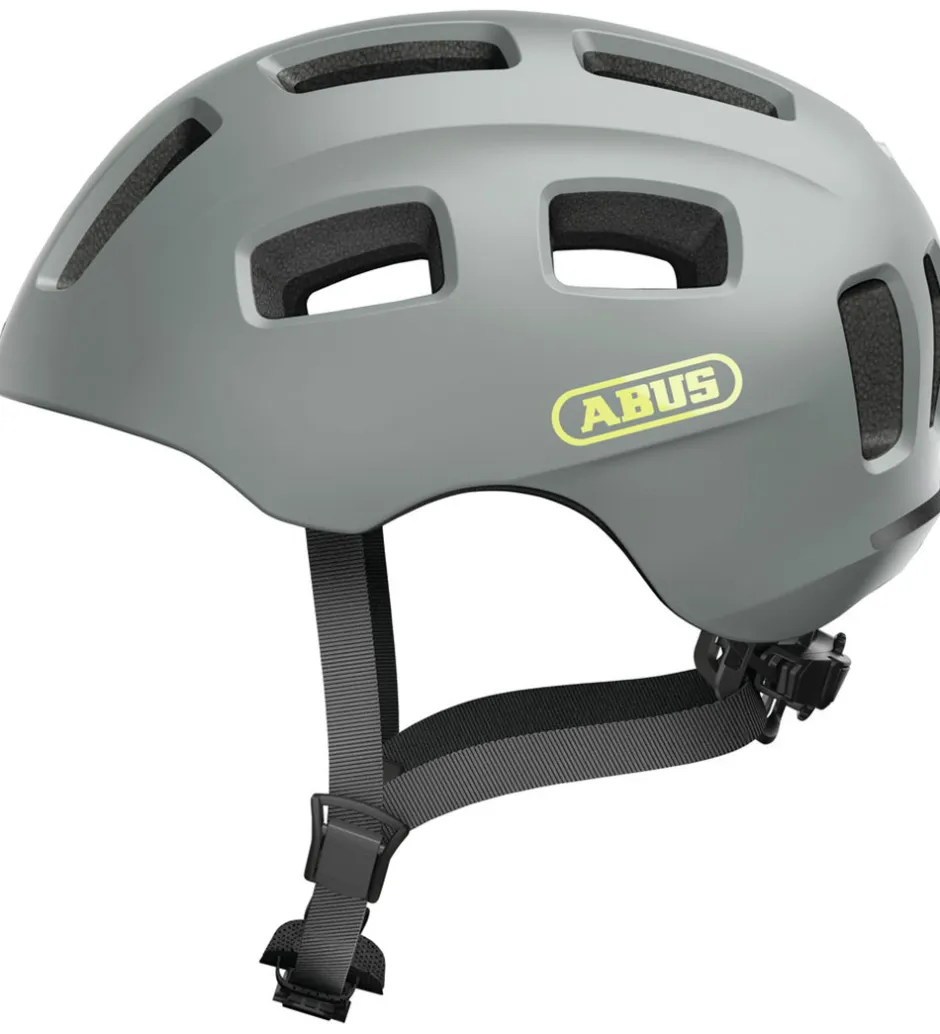 Børnesikkerhed|Cykelhjelme*Abus Cykelhjelm - Youn-I 2.0 - Cool Grey