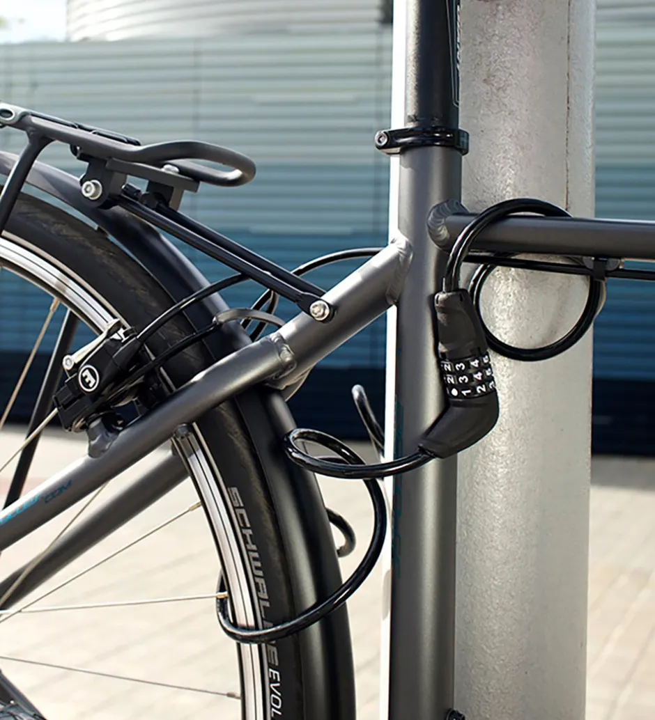 Cykellåse|Cykellåse*Abus Spirallås Star 4508C - 150 cm - Sort