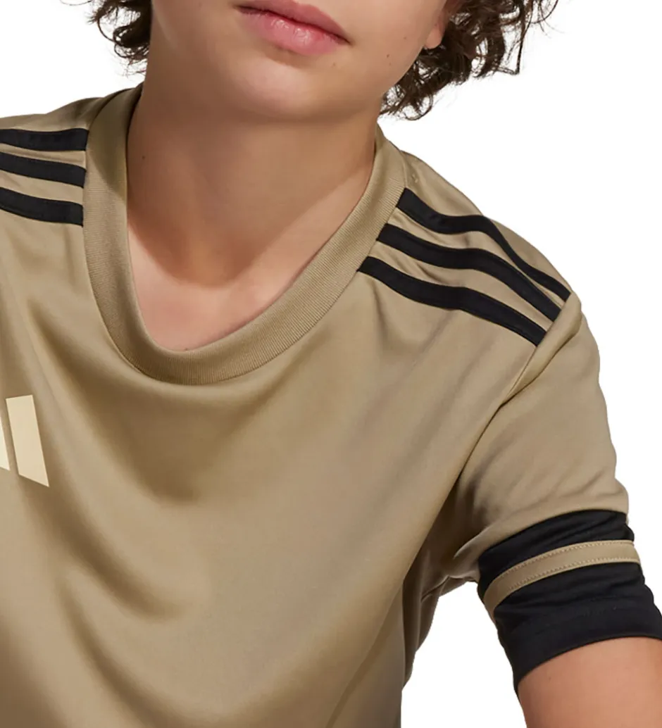 T-Shirts Og Toppe*adidas Performance adidad Performance T-shirt - Squadra25 - Blanch Cargo/Sort/Warm