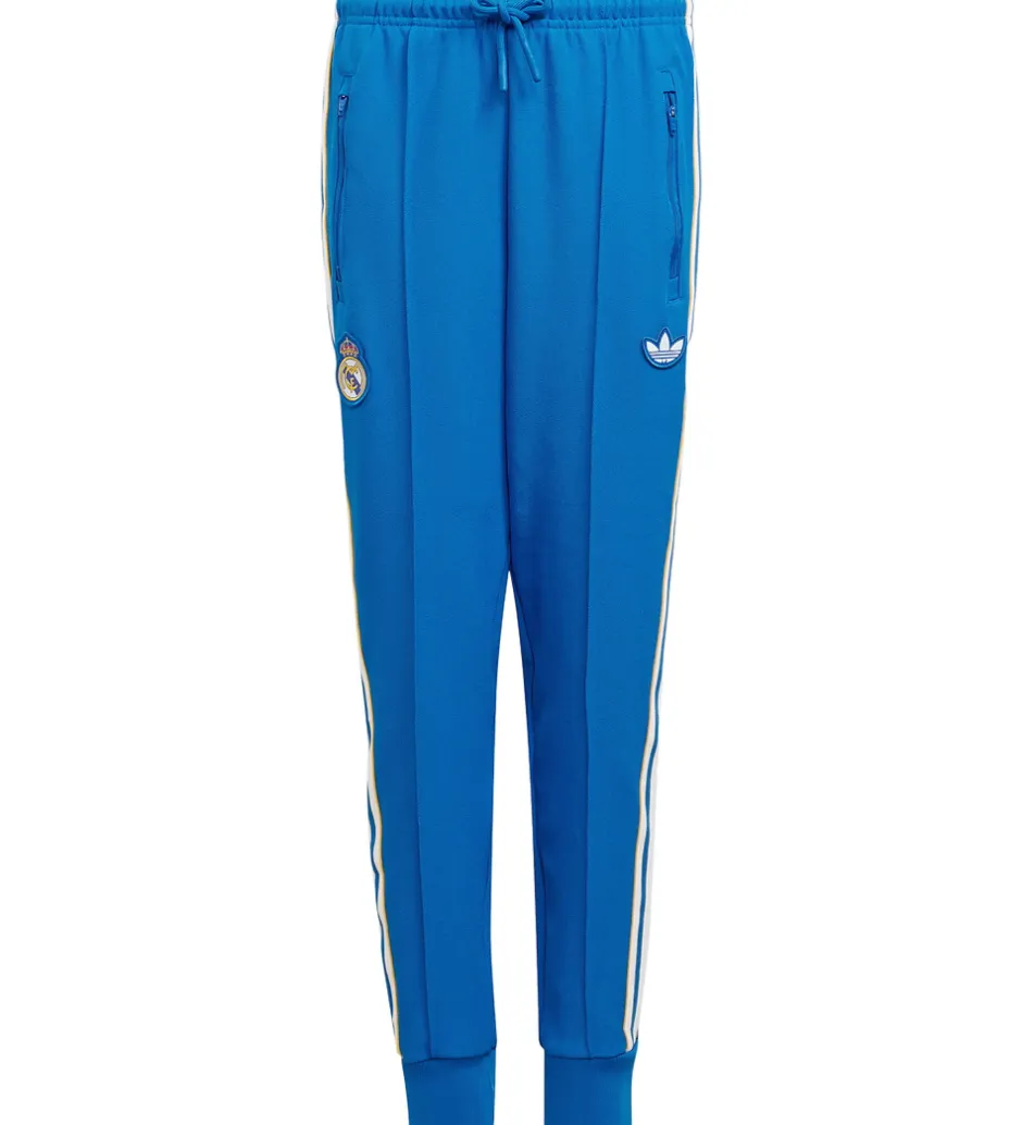 adidas Originals Bukser - Real Madrid - Blue Bird/Hvid