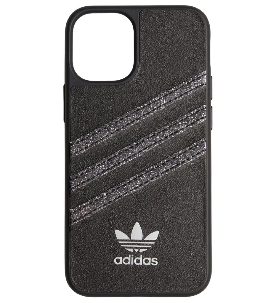 Mobilcovers*adidas Originals Cover - iPhone 12 mini - Sort m. Glitter