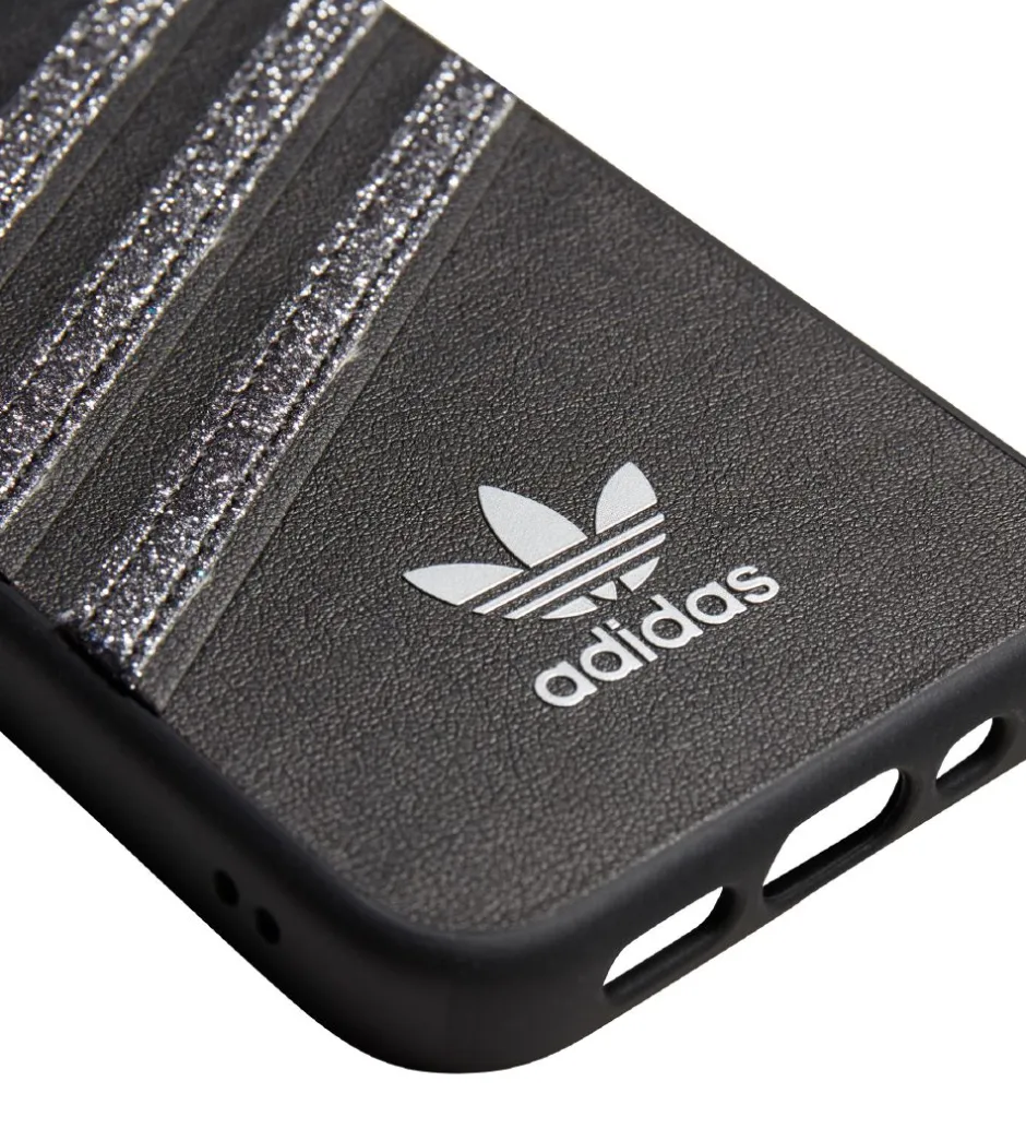 Mobilcovers*adidas Originals Cover - iPhone 12 mini - Sort m. Glitter