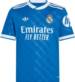 Fodboldtrøjer|Fodboldshorts*adidas Originals Fodboldsæt - Real Madrid 25/26 3. Sæt - Blue
