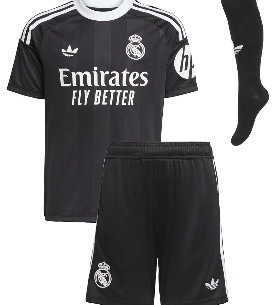 adidas Originals Fodboldsæt - Real Madrid 3. Målmand - Sort
