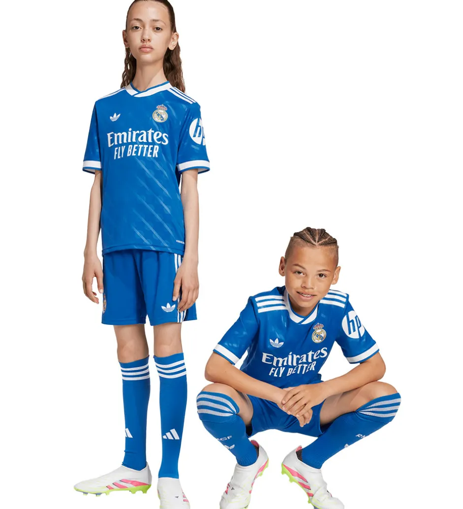 Shorts Og Knickers*adidas Originals Shorts - Real Madrid 25/26 3. Sæt - Blue Bird