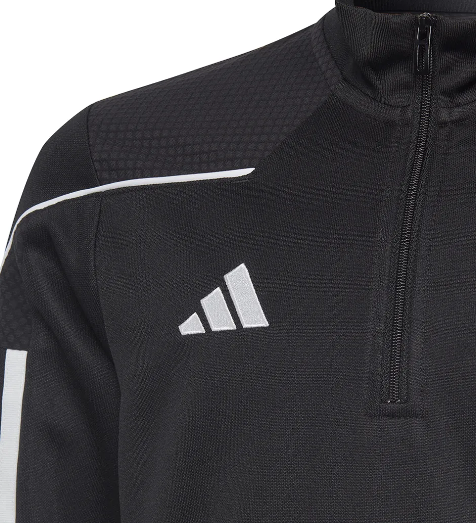 adidas Performance Bluse - Tiro 23 Leauge - Sort/Hvid m. Lynlås