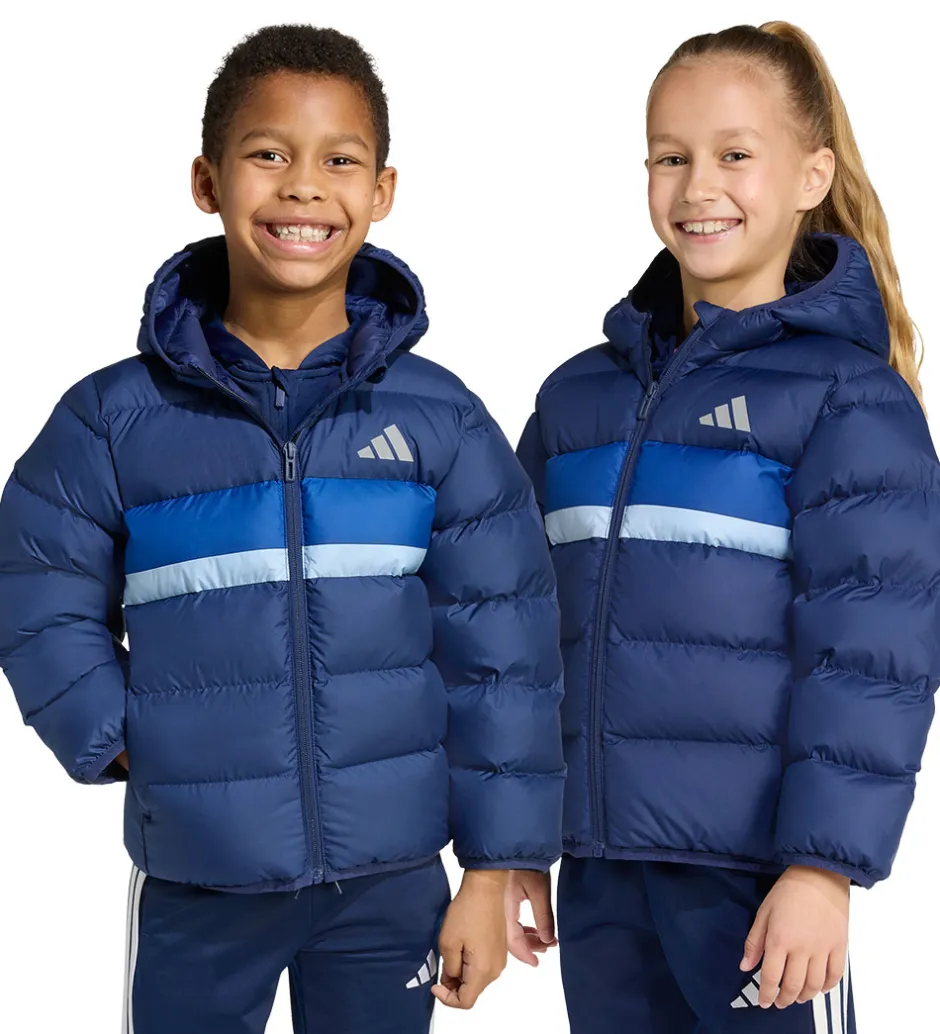 Børn adidas Performance Dynejakke - LK SD - Dkblue/Royblu/Globlu