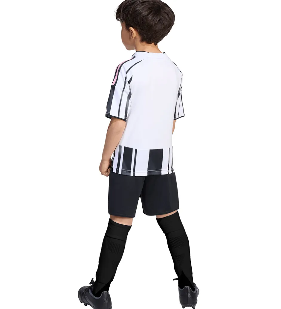 Fodboldtrøjer|Fodboldshorts*adidas Performance Fodboldsæt - Juventus - Hvid/Sort m. Logo