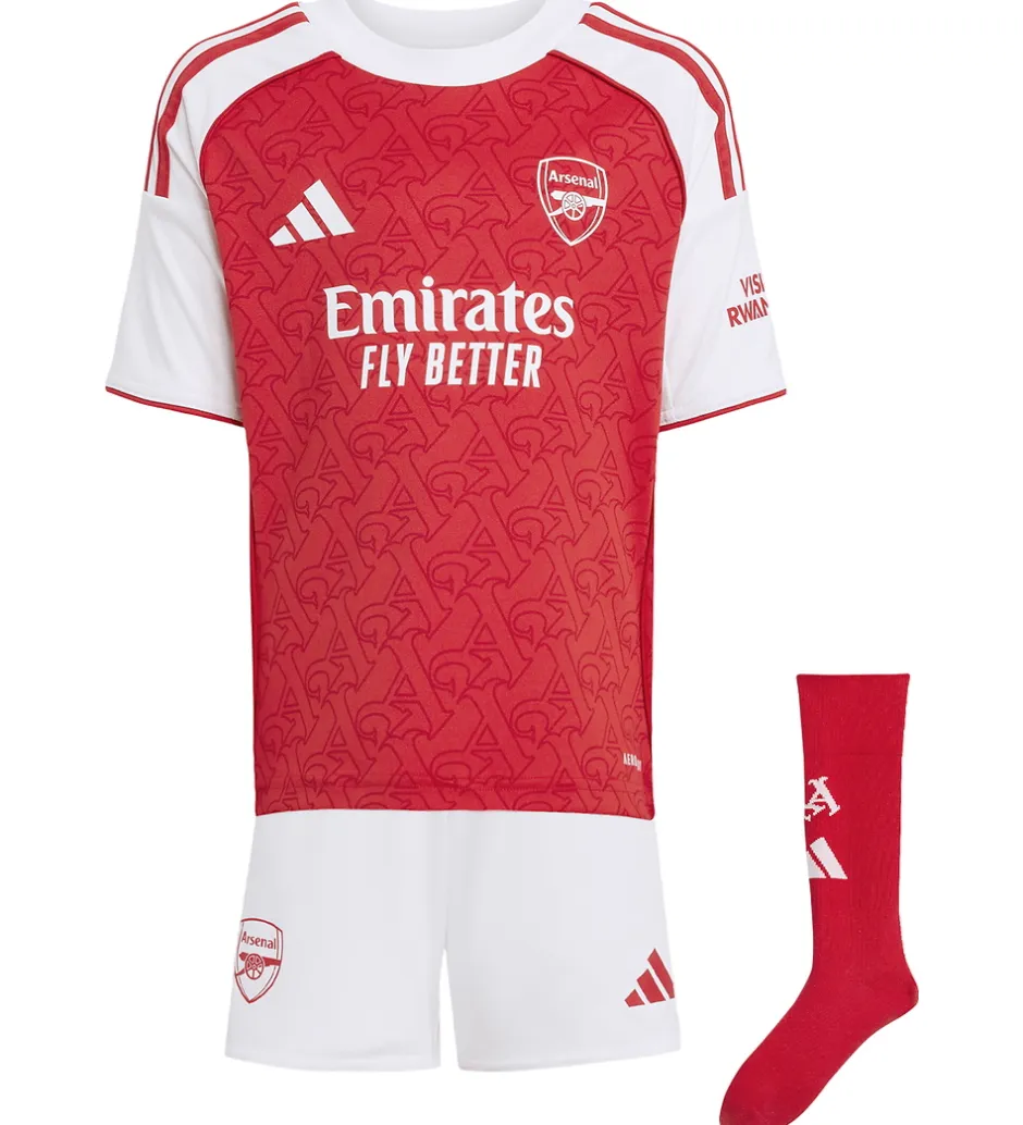 Fodboldtrøjer|Fodboldshorts*adidas Performance Fodboldsæt - AFC H MINI - Rød/Hvid