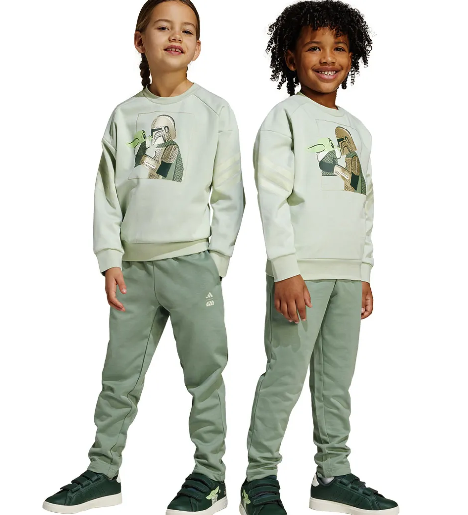 adidas Performance Træningssæt - LK Sw Mndo Jog - Lingrn/Cybemt
