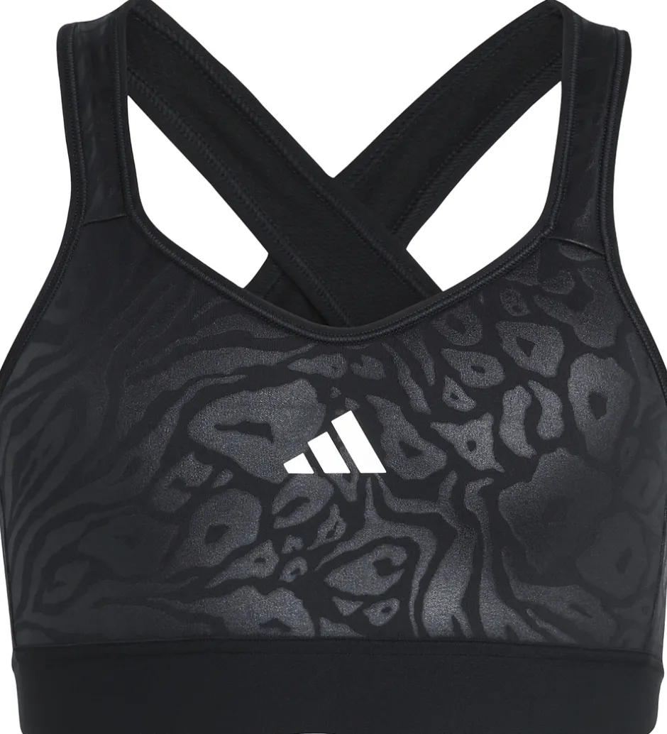 adidas Performance Træningstop - Sort m. Hvid