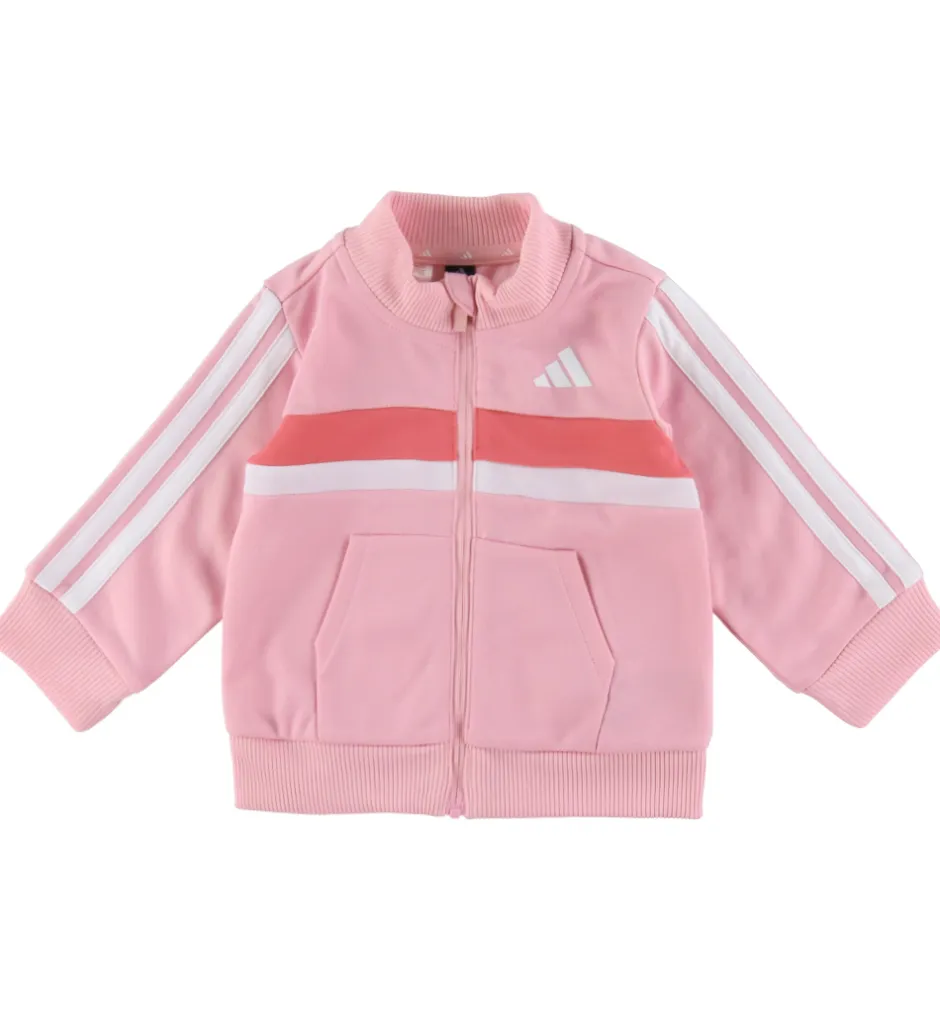 Træningssæt*adidas Performance Træningssæt - I 3S Tib TS - Trupnk/White/Pnkf