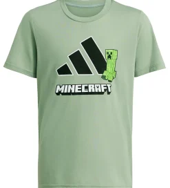 Børn adidas Performance T-shirt - J Minecraft TR - SILGRN
