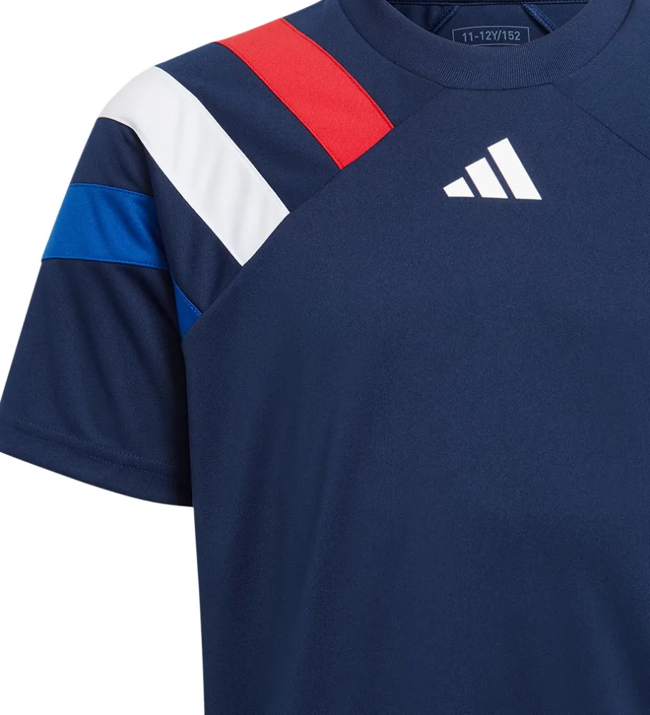 T-Shirts Og Toppe*adidas Performance T-Shirt - Fortore 23 - Blå m. Rød/Hvid