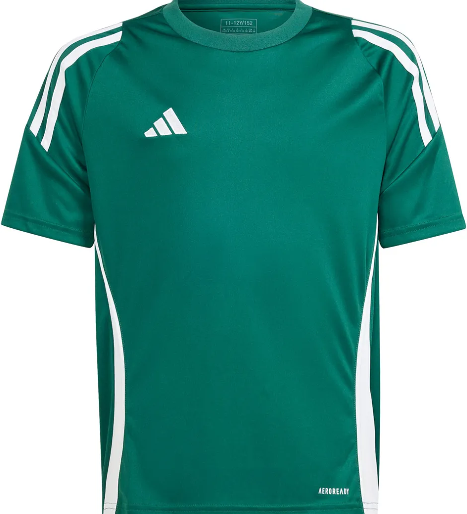 T-Shirts Og Toppe*adidas Performance T-shirt - Tiro24 Jsyy - Grøn/Hvid