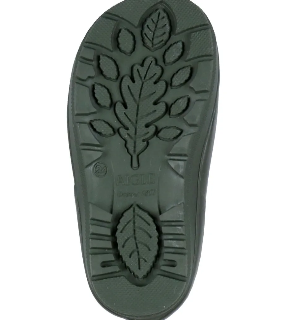 Gummistøvler*Aigle Gummistøvler m. For - Ai Woody-Pop - Fur - Kaki