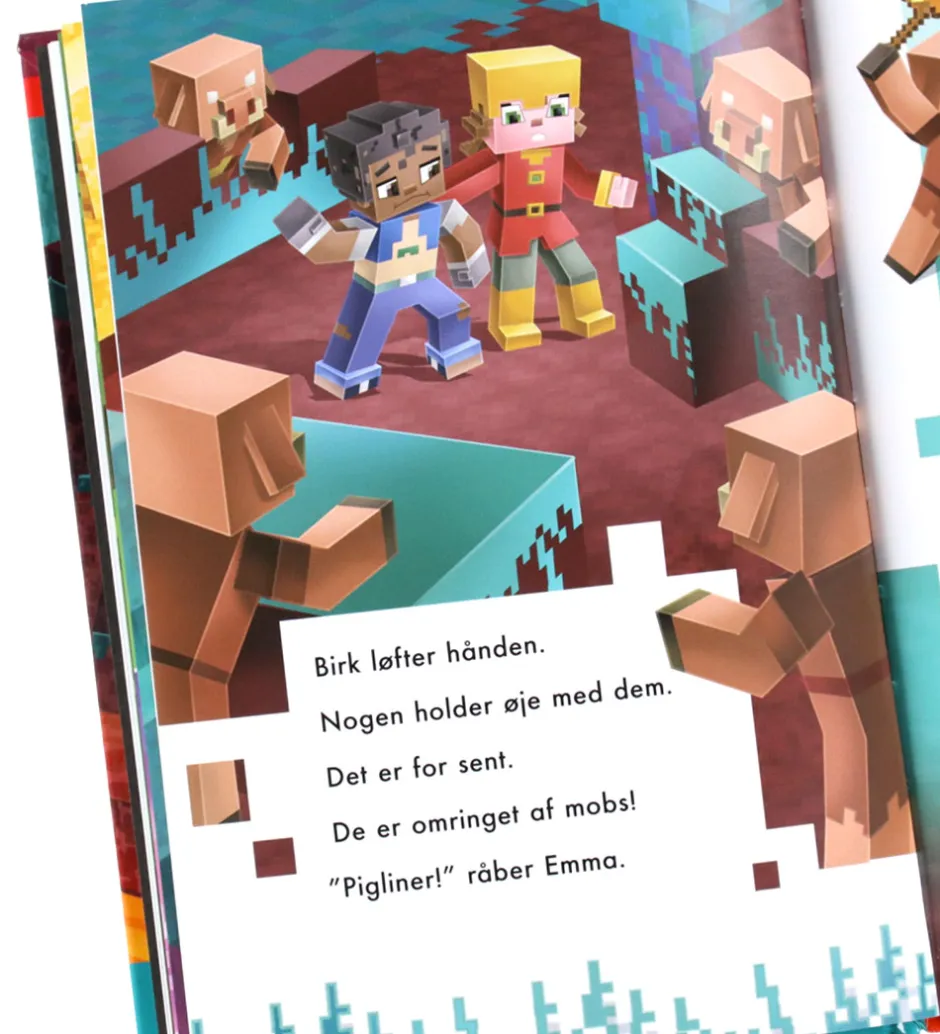 Bøger*Alvilda Bog - Minecraft - Flugten Fra Underverdenen - DA