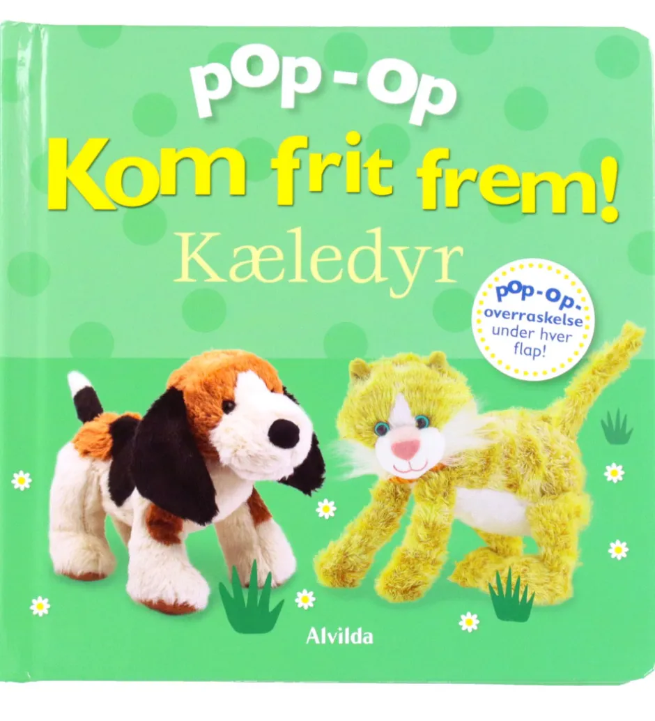 Bøger*Alvilda Bog - Pop-op - Kom Frit Frem - Kæledyr - DA