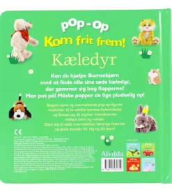 Bøger*Alvilda Bog - Pop-op - Kom Frit Frem - Kæledyr - DA