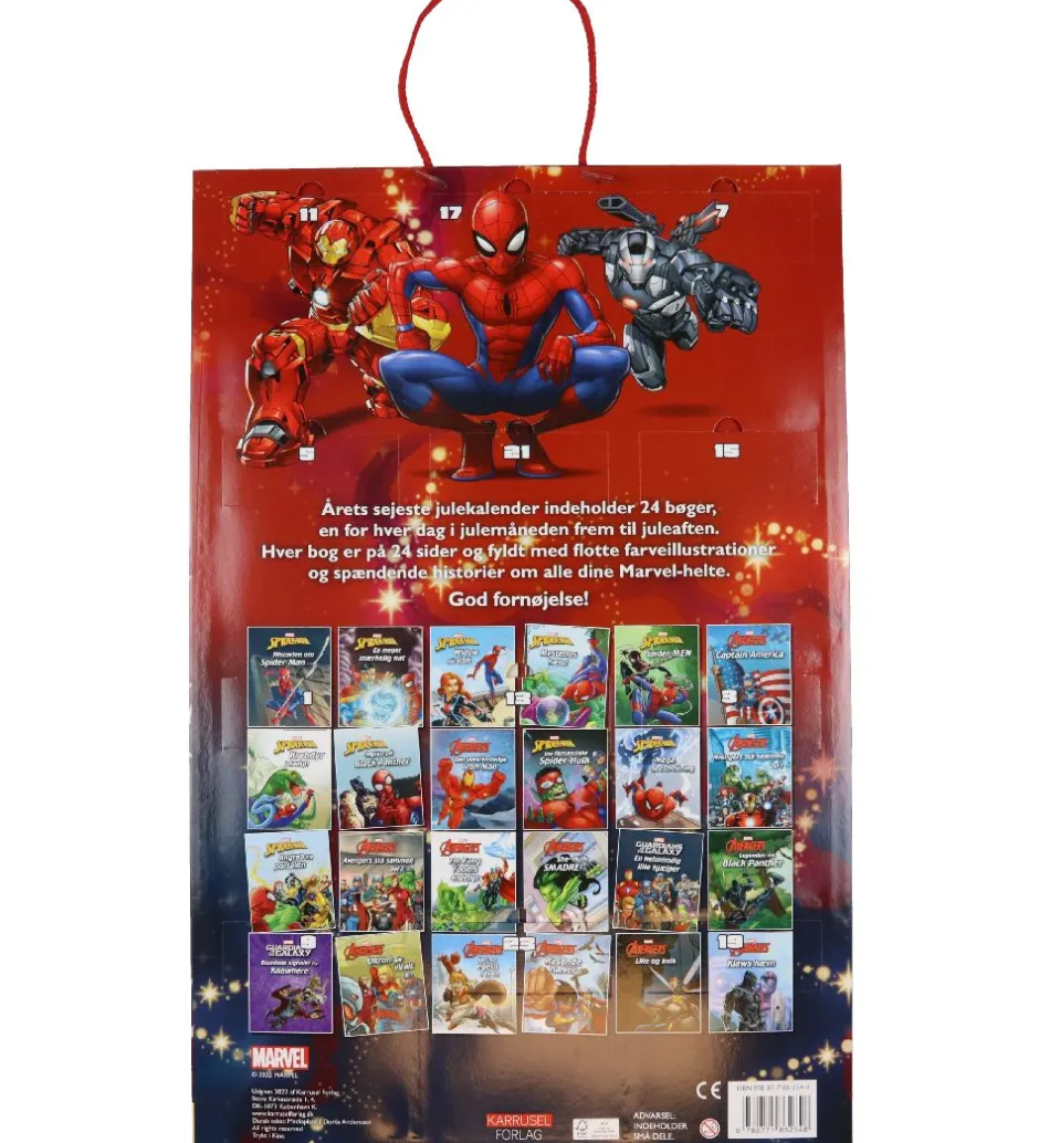 Alvilda Julekalender - Marvel - 24 Bøger