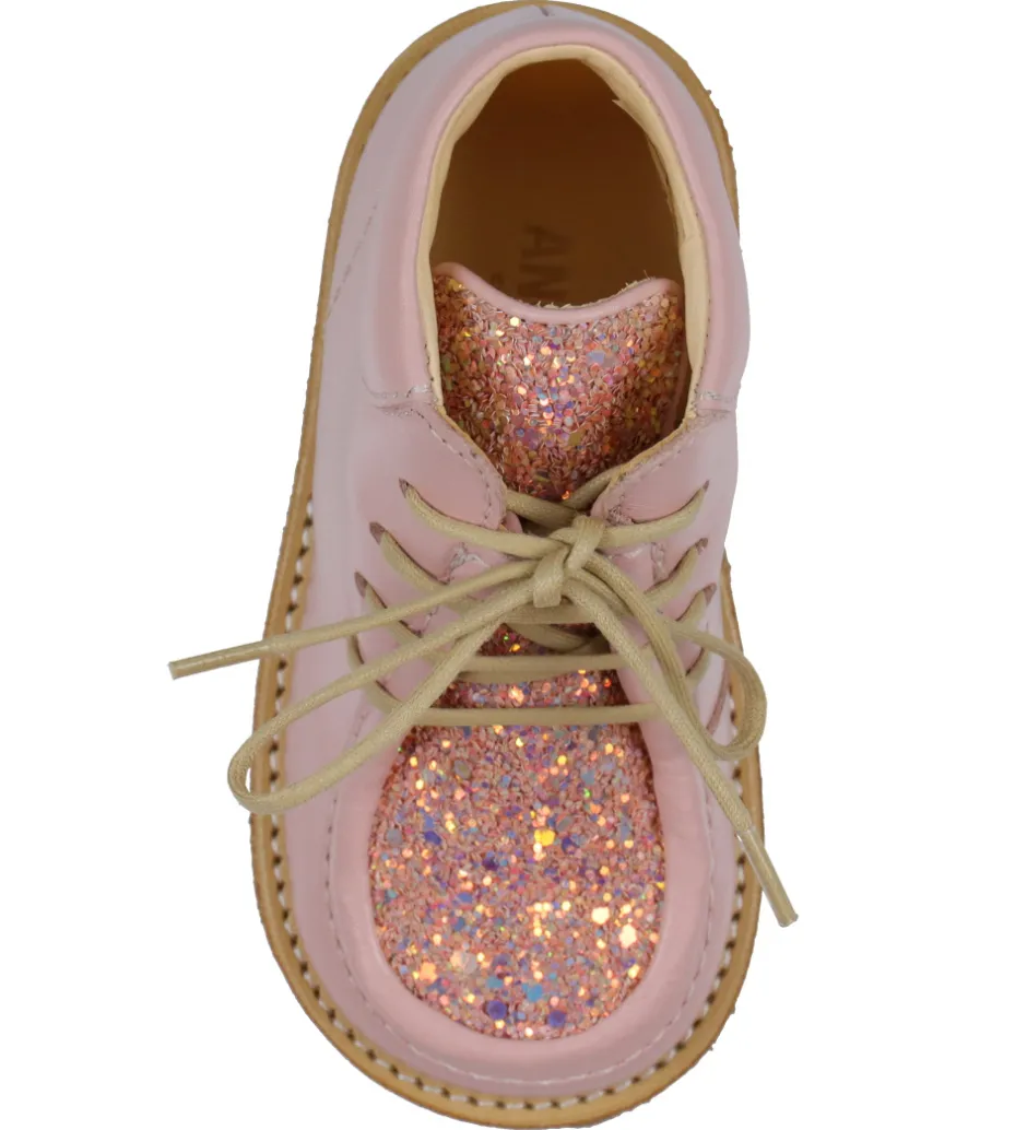 Angulus Begyndersko - Pale rose/Rose Glitter