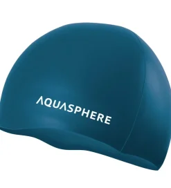 Badehætter*Aqua Sphere Badehætte - Plain Cap - Mørkeblå
