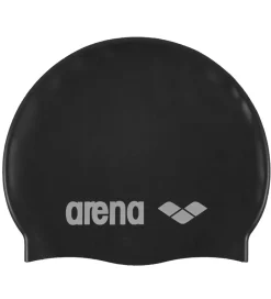 Badehætter*Arena Badehætte - Classic Silicone - Black/Silver