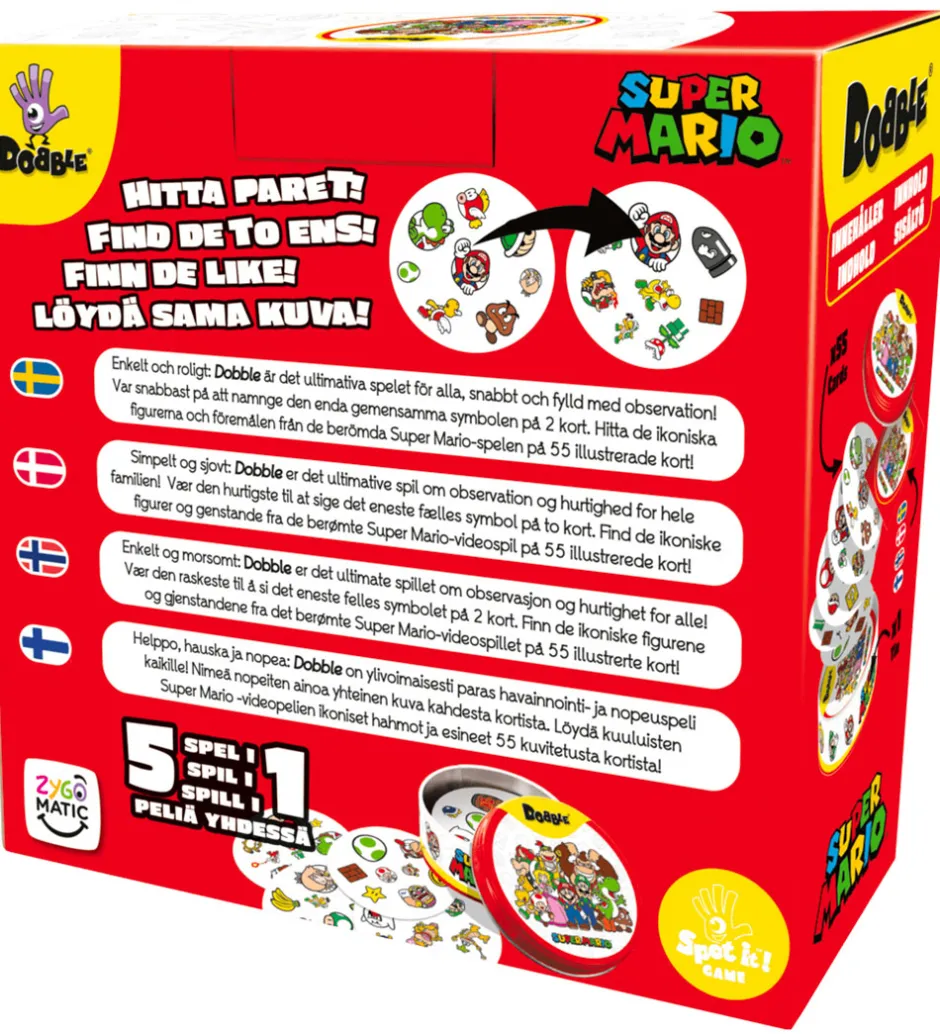 Spil*Asmodee - Dobble - Super Mario Nordic