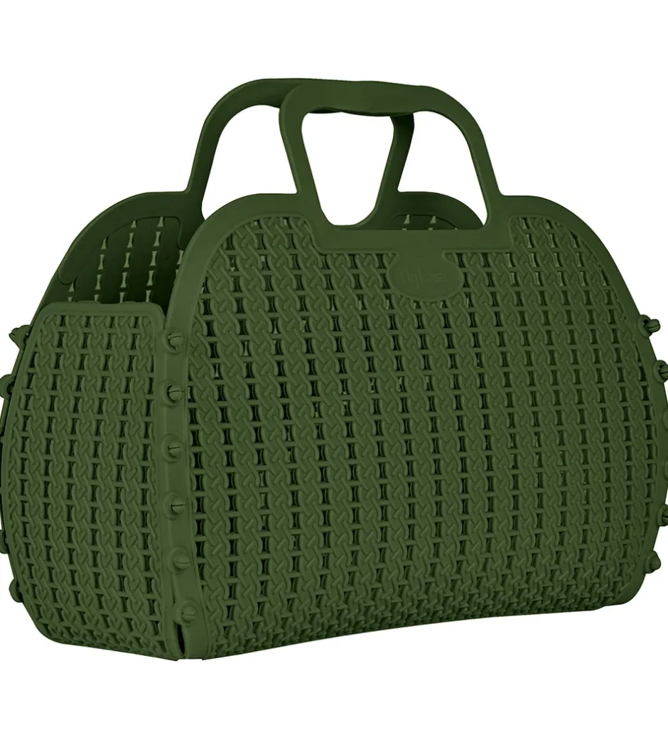 Aykasa Foldekurv - 27x22x12 cm - Mini - Khaki