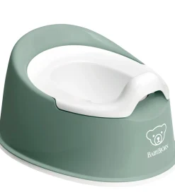 Potter Og Toilethjælp*BabyBjörn Potte - Grågrøn/Hvid