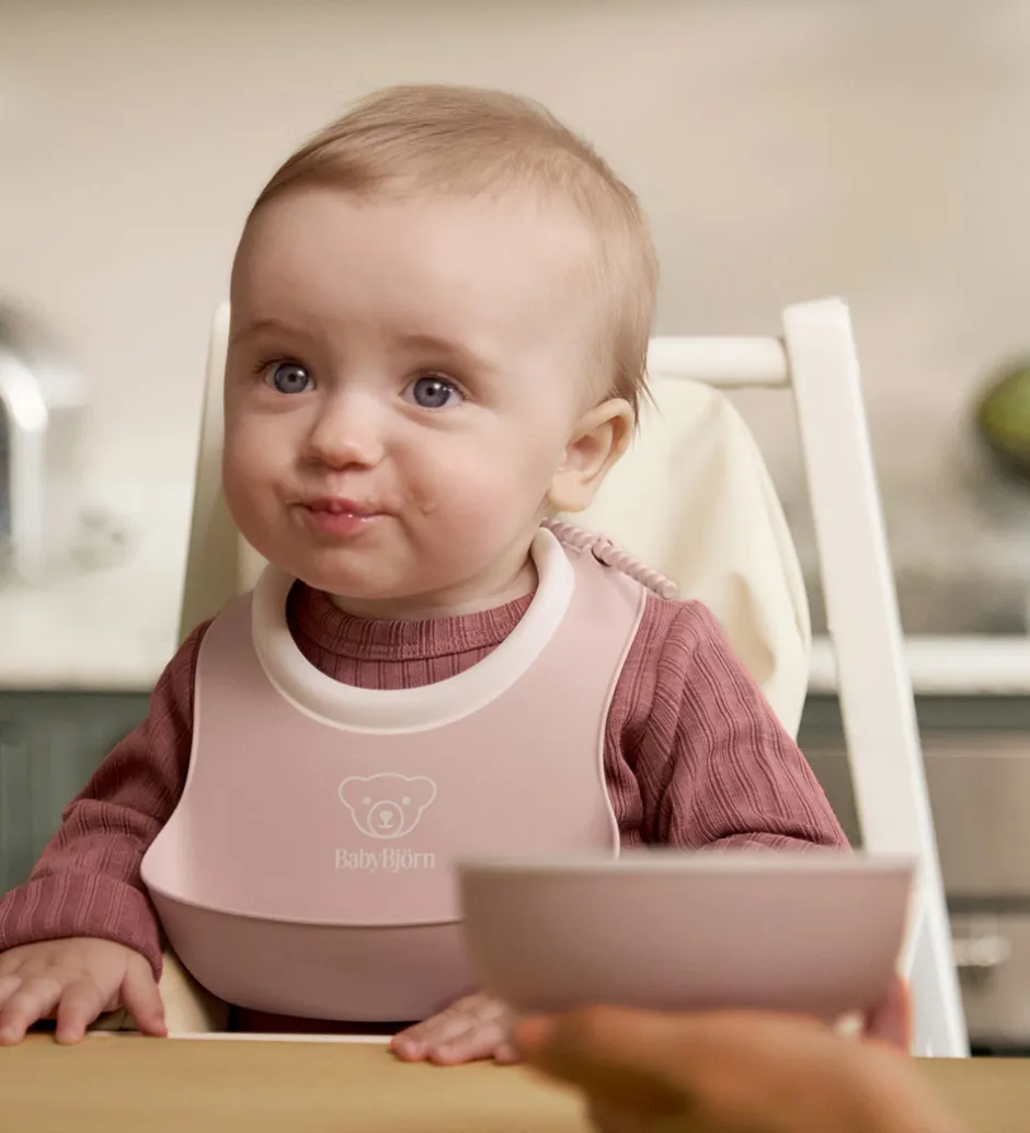 Spisesæt*BabyBjörn Spisesæt - 3 Dele - Lyserød