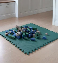 Legetæpper Og Legegulve*BabyDan Legegulv - 90x90 cm - Blå