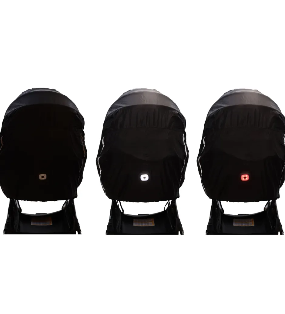 Regnslag*BabyDan Regnslag Til Barnevogn - LED - Sort
