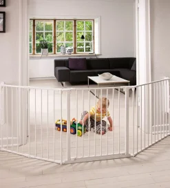 Børn BabyDan Sikkerhedsgitter - Flex L - 146-223 cm - Hvid